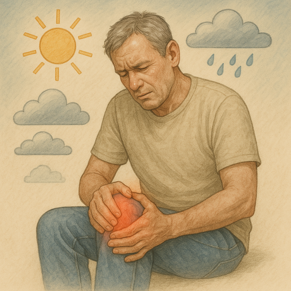Frio e dor articular
